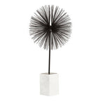 Black Finish Starburst Sculpture | Mirano