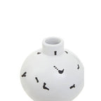 White and Black Small Vase | Tundra