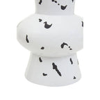 Tundra White and black Large Vase