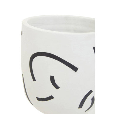Black and White Planter | Tundra