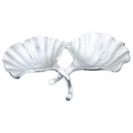 Ginkgo Silver Finish Dish | Prato
