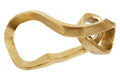 Gold Finish Abstract Knot Sculpture | Prato