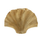 Large Gold Finish Ginkgo Vase | Danna
