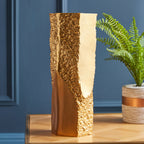 Small Gold Textured Vase | Dante