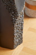 Large Grey Textured Vase | Dante
