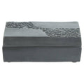Grey Finish Textured Trinket Box | Dante