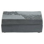 Grey Finish Textured Trinket Box | Dante