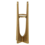 Small Gold Finish Candle Holder | Dante