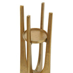 Small Gold Finish Candle Holder | Dante