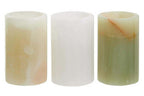Set of Three Onyx Tealight Holders | Oleena
