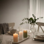 Set of Three Onyx Tealight Holders | Oleena