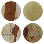 Set of Four Onyx Coasters | Oleena