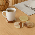 Set of Four Onyx Coasters | Oleena