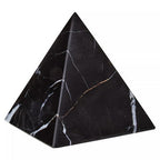 Black Marble Pyramid Ornament | Salmo