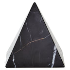 Black Marble Pyramid Ornament | Salmo