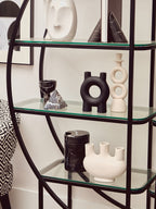 Black Marble Pyramid Ornament | Salmo