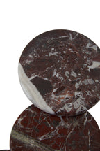 Set of 4 Red Marble Coasters | Salmo