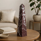 Large Red Marble Obelisk | Salmo