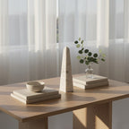 Large White Marble Obelisk | Salmo