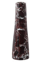 Red Marble Tapered Vase | Salmo