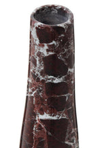 Red Marble Tapered Vase | Salmo