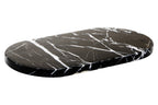 Oval Black Marble Chopping and Serving Board | Salmo
