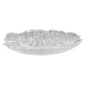 Salma Small Silver Finish Lotus Leaf Plate.