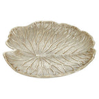 Small Gold Finish Lotus Leaf Plate | Salma