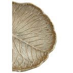 Small Gold Finish Lotus Leaf Plate | Salma