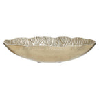 Gold Finish Lotus Leaf Bowl | Salma