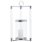 Small Silver Finish Lantern | Franklin