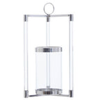 Small Silver Finish Lantern | Franklin