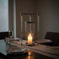 Large Silver Finish Lantern | Franklin