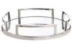 Silver Finish Mirrored Tray | Cruzar