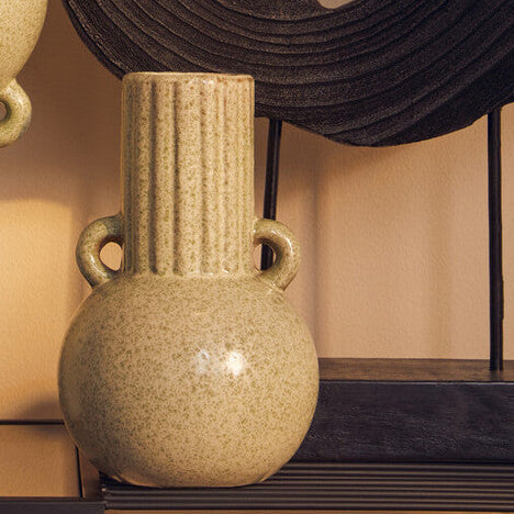 Calcita Small Speckled Green Vase