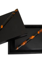 Set of Two Tortoise Shell Trinket Boxes | Roma