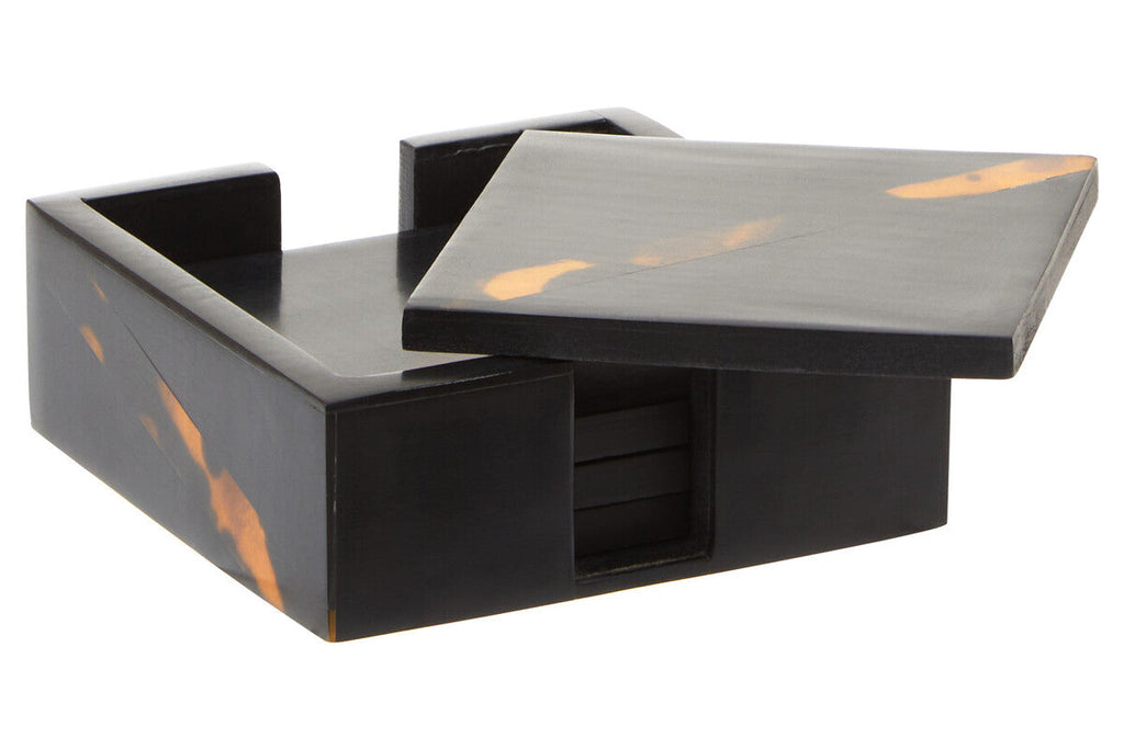 Set of Four Tortoise Shell Coasters | Roma