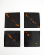 Set of Four Tortoise Shell Coasters | Roma
