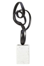 Black Finish Aluminium Knot Sculpture | Mirano