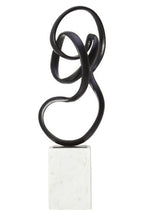 Black Finish Aluminium Knot Sculpture | Mirano