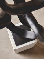 Black Finish Aluminium Knot Sculpture | Mirano