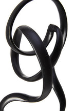 Black Finish Aluminium Knot Sculpture | Mirano