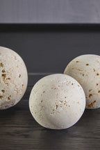 Travertine Set of 3 Deco Balls | Tibor