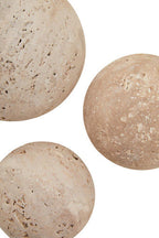 Travertine Set of 3 Deco Balls | Tibor