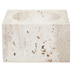 Travertine Square Decorative Bowl | Tibor