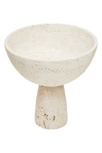 Travertine Pedestal Bowl | Tibor