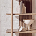 Travertine Pedestal Bowl | Tibor