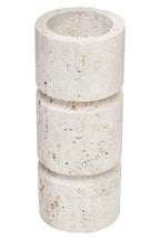 Travertine Small Candle Holder | Tibor