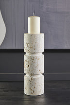 Travertine Large Candle Holder | Tibor