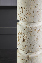 Travertine Large Candle Holder | Tibor